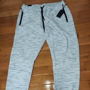 Men's Steve's Jeans Big & Tall Sweat Pant 4XL White Jogger Pant New